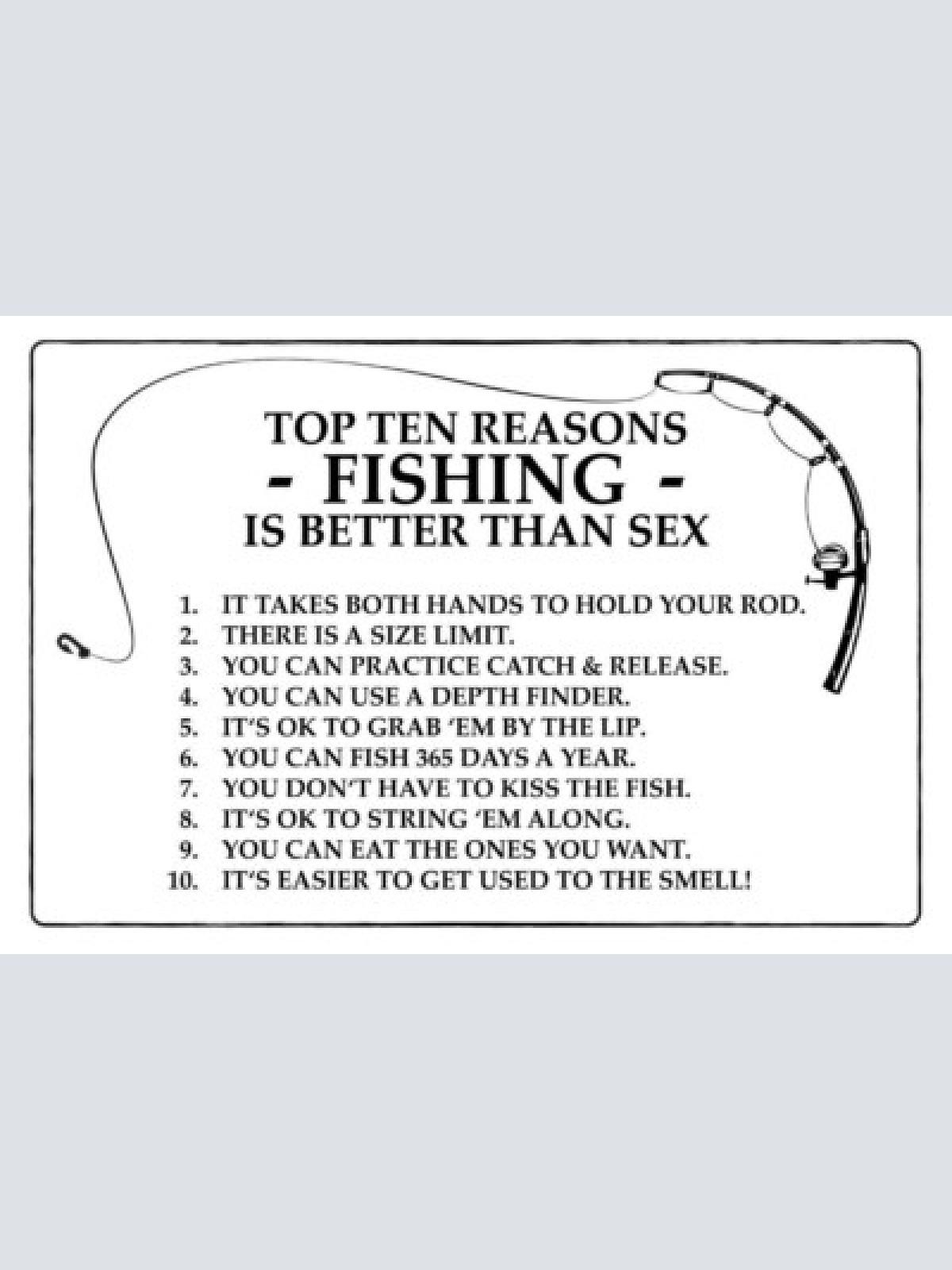Schild angeln fishing better then sex   12x18 / 20x30 / 30x40 blech od. holz