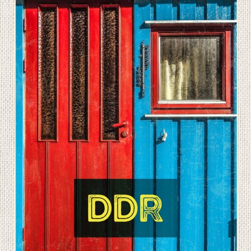 Schild DDR Haus Eingang Tür Ost Deutschland 12x18 20x30 30x40 Blech/Holz