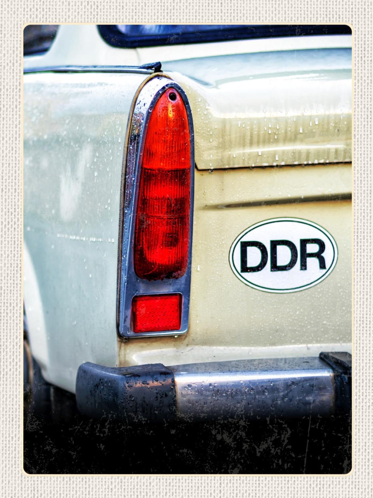 Schild DDR Trabi Trabant Auto Ost Deutschland 12x18 20x30 30x40 Blech/Holz