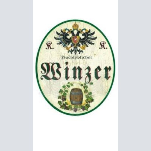 Kuk nostalgie holzschild "winzer"