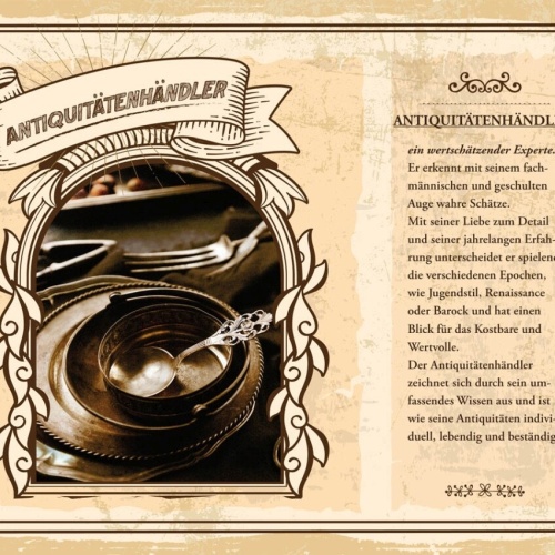 Schild Antiquitäten Händler Beruf Verkauf Handel 12x18 20x30 30x40 Blech/Holz