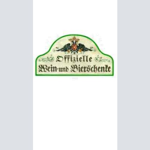 Kuk nostalgie holzschild "wein und bierschenke"
