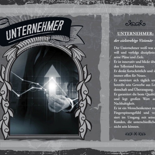 Schild Unternehmer Beruf Selbstständiger Firma 12x18 20x30 30x40 Blech/Holz