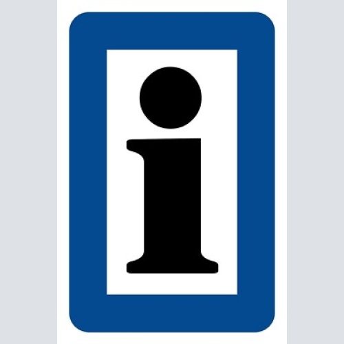 Schild information info auskunft hilfe 12x18 / 20x30 / 30x40 blech od. holz