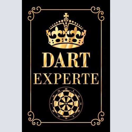 Nostalgie schild dart experte scheibe krone 12x18 / 20x30 / 30x40 blech od. holz