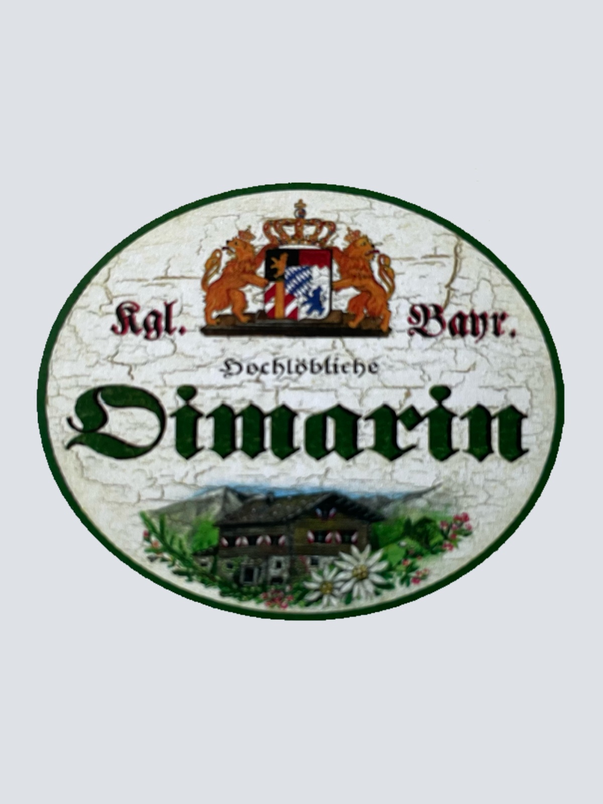 Nostalgie Holzschild Bayern Königlich Bayerische Hochlöbliche Oimarin Schild