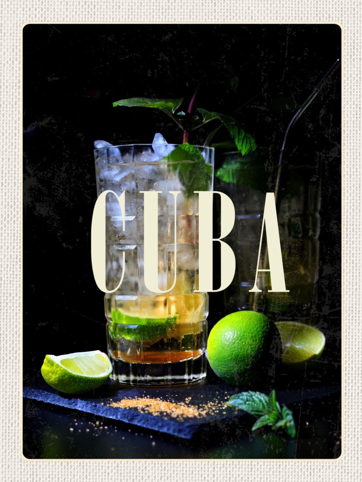 Schild Cuba Libre Alkohol Rum Bar Kuba 12x18 20x30 30x40 Blech od. Holz