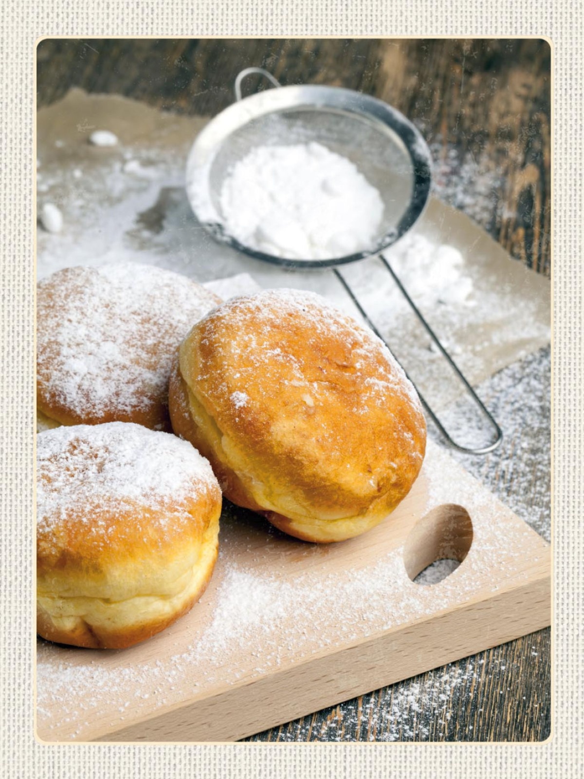 Schild Berlin Deutschland Berliner Krapfen Dessert 12x18 20x30 30x40 Blech/Holz