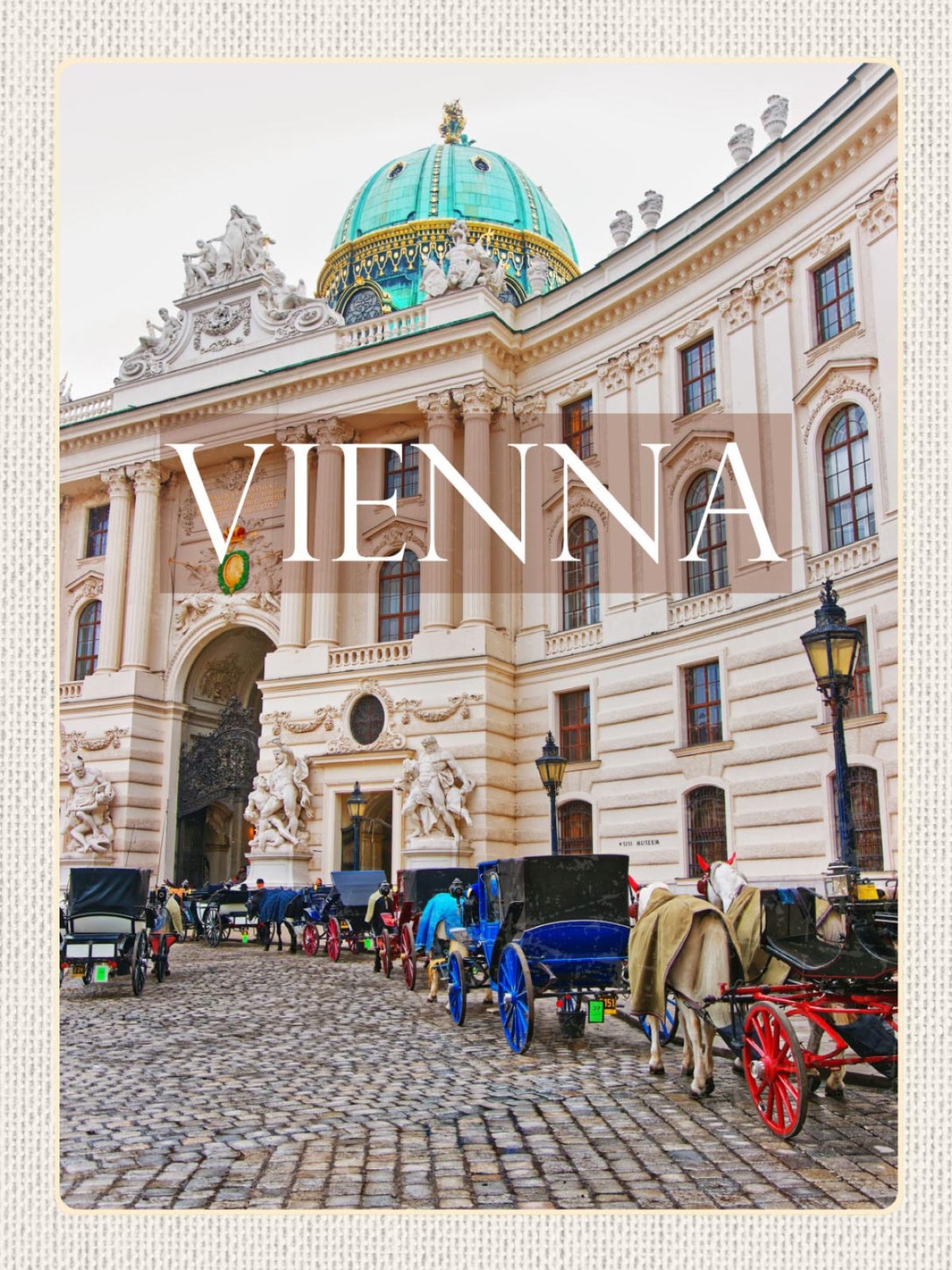 Schild Vienna Austria Wien Österreich Hofburg 12x18 20x30 30x40 Blech/Holz