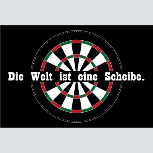 Nostalgie schild welt ist eine scheibe dart 12x18 / 20x30 / 30x40 blech od. holz