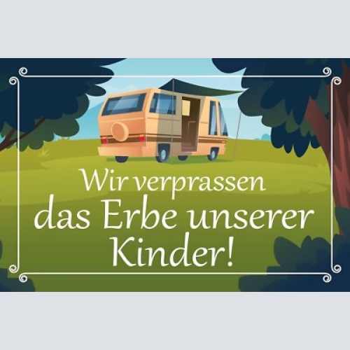Nostalgie schild erbe kinder campen camping 12x18 / 20x30 / 30x40 blech od. holz