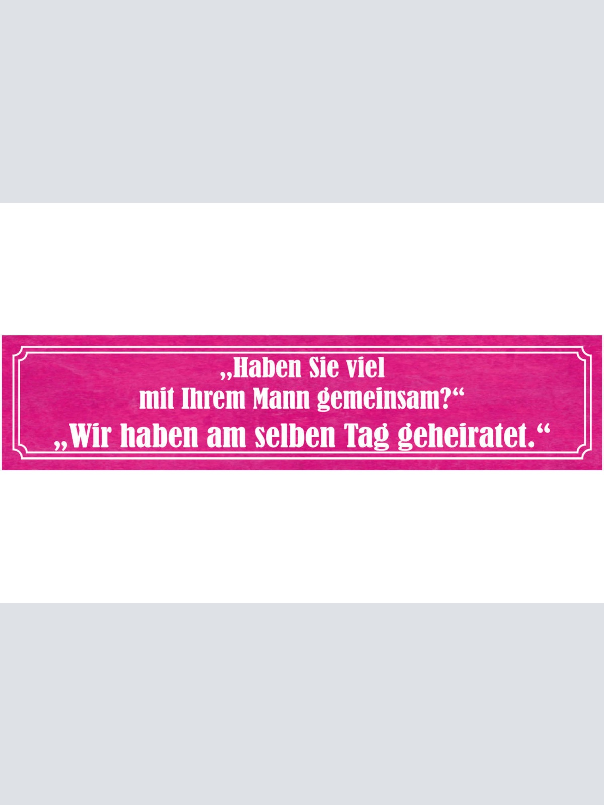 Haben Sie Viel Mit Ihrem Mann Gemeinsam Wir Haben am selben Tag geheiratet