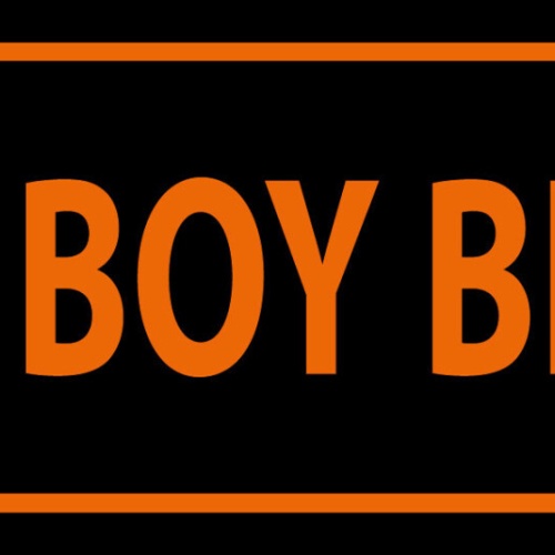 Schild Fat Boy Blvd Boulevard Straße Platz Ort 27x10 Blech od.Holz
