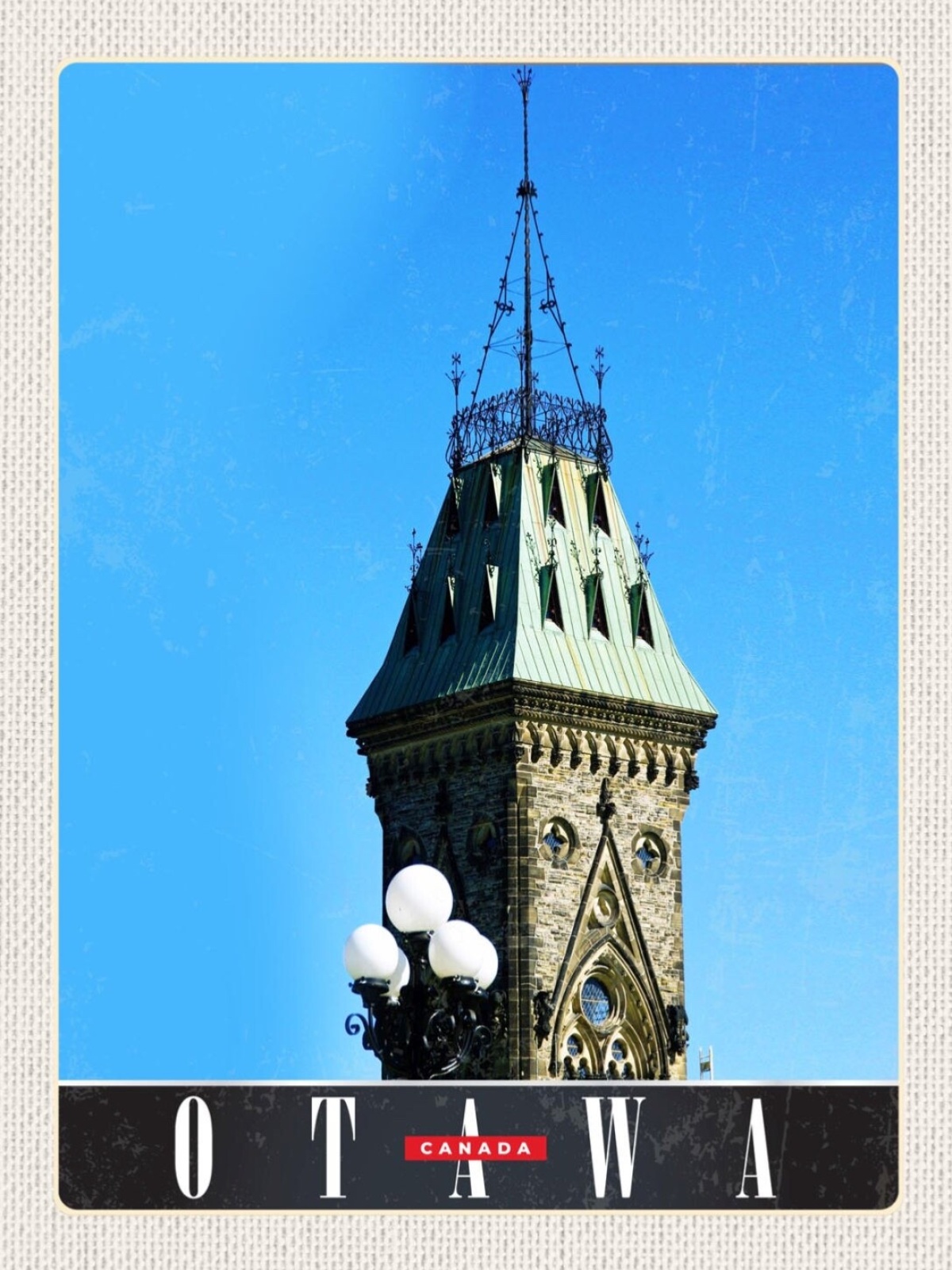 Schild Ottawa Canada Parliament Hill Ontario 12x18 20x30 30x40 Blech od. Holz