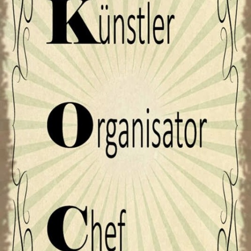 Schild Koch Künstler Organisator Chef Held Kochen Küche 27x10 Blech od.Holz