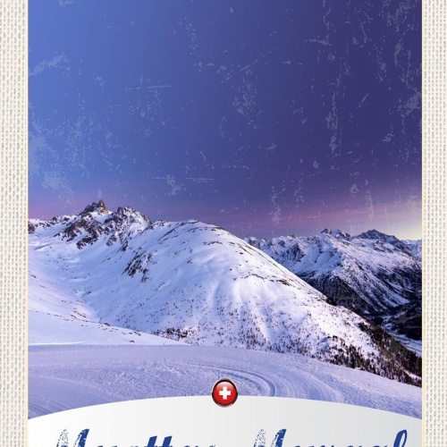 Schild Spruch Muottas Muragl Switzerland Schweiz Berge JW