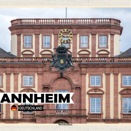 Schild Spruch Mannheim Deutschland Barockschloss JW