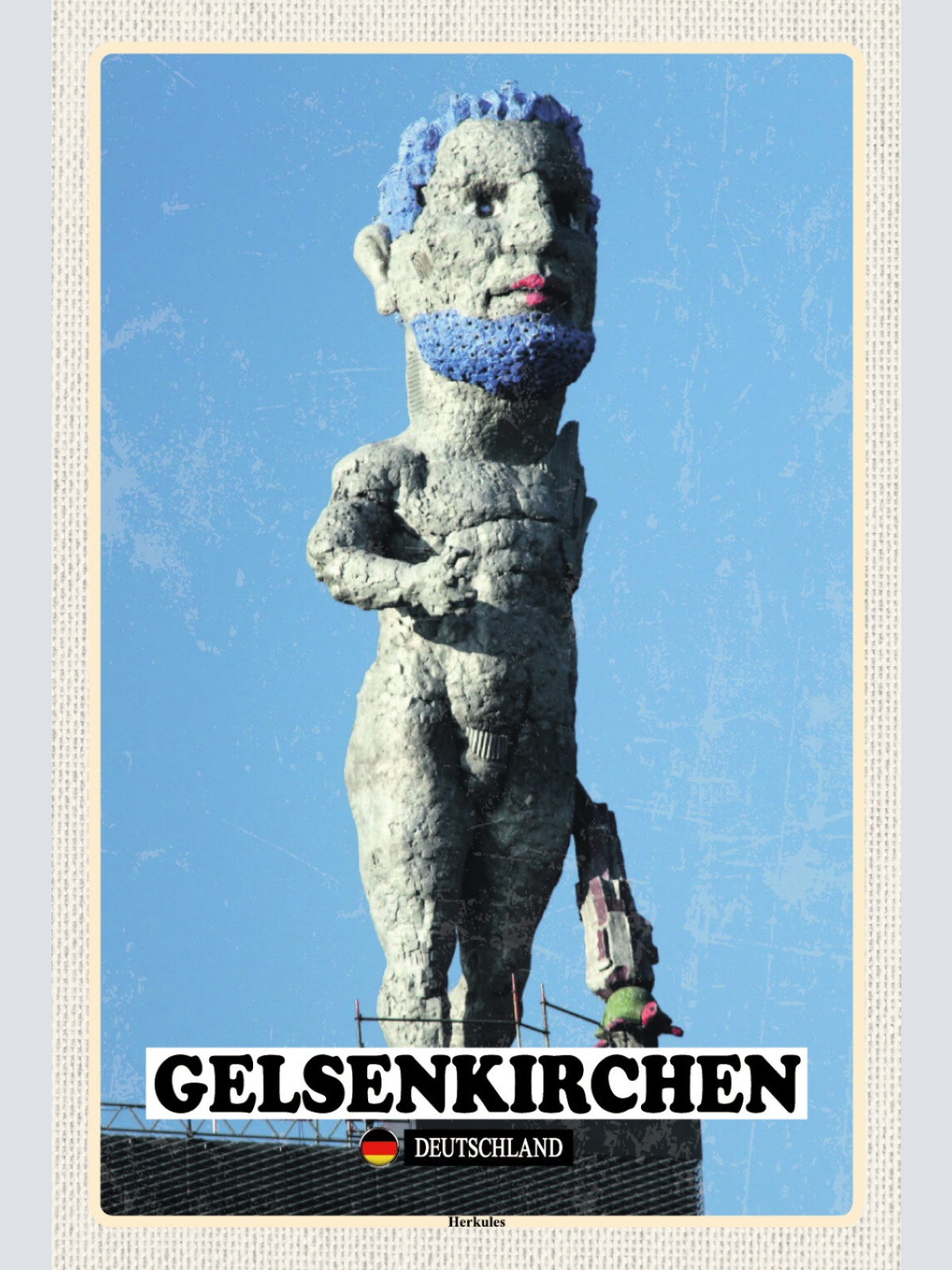 Schild Spruch Gelsenkirchen Deutschland Herkules JW