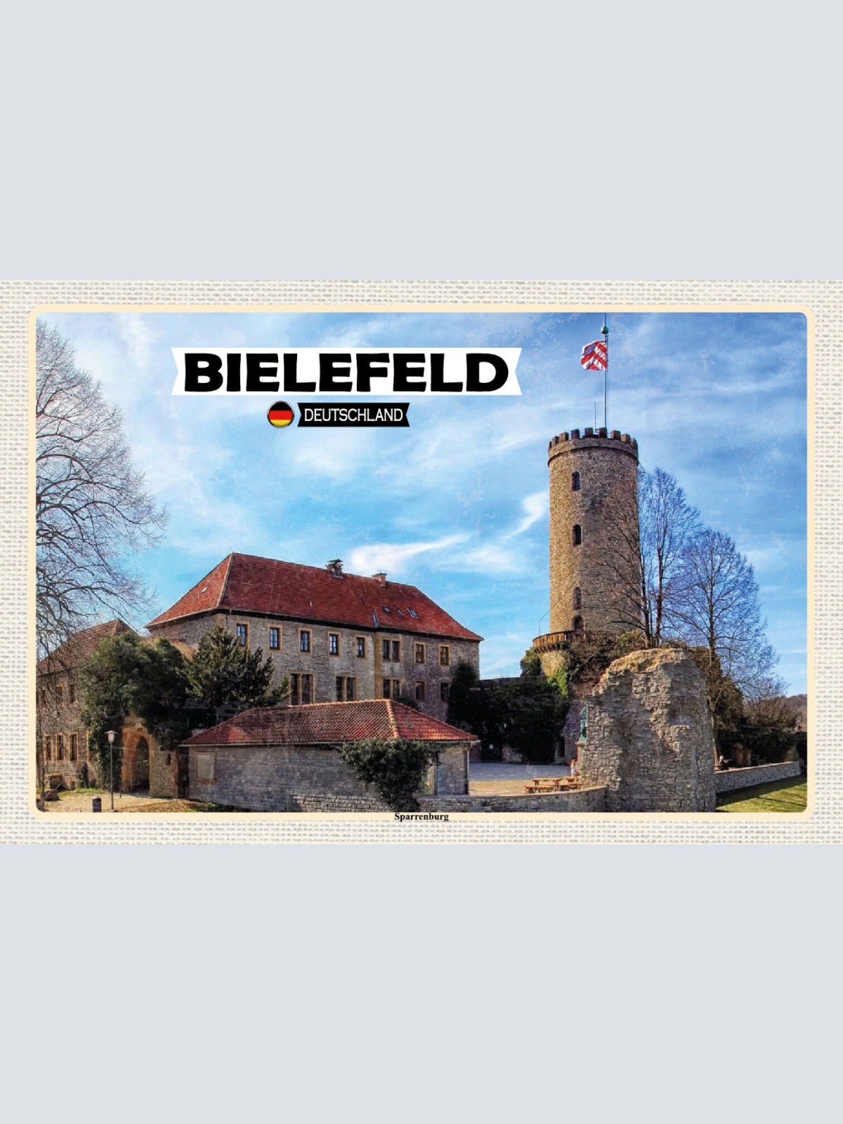 Schild Spruch Bielefeld Deutschland Sparrenburg JW