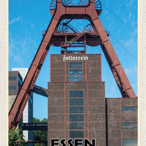 Schild Spruch Essen Deutschland Zeche Zollverein JW