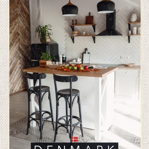 Schild Spruch Sylt Hygge Denmark Dänemark Küche JW