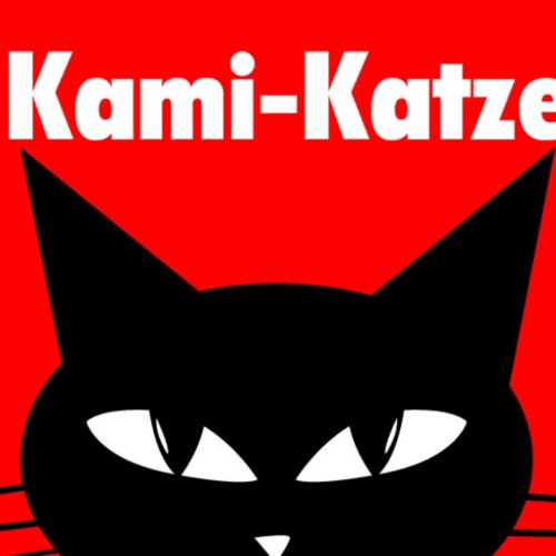 Schild Spruch Kami-Katze Haustier Comic JW