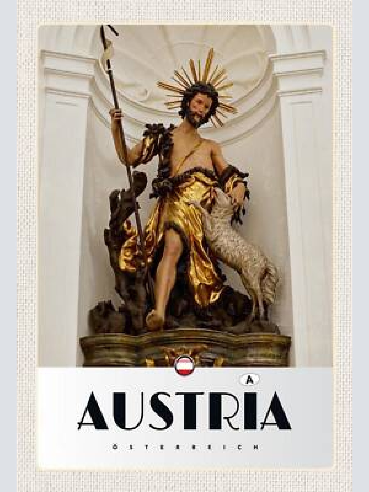 Schild spruch austria österreich heiliger johannes jw