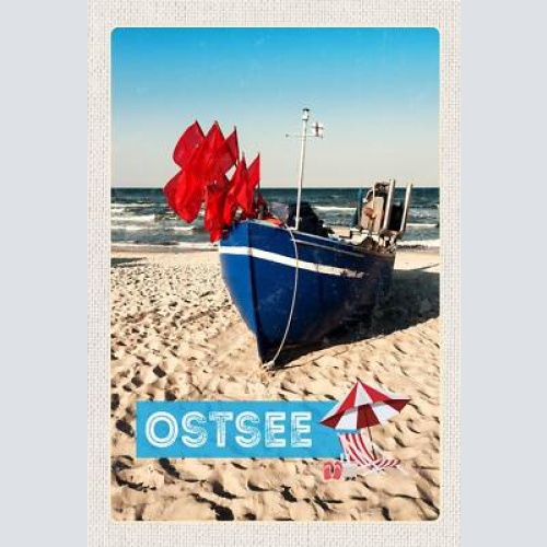 Schild spruch ostsee deutschland meer schiff strand jw