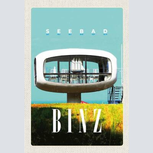 Schild spruch seebad binz designhaus jw