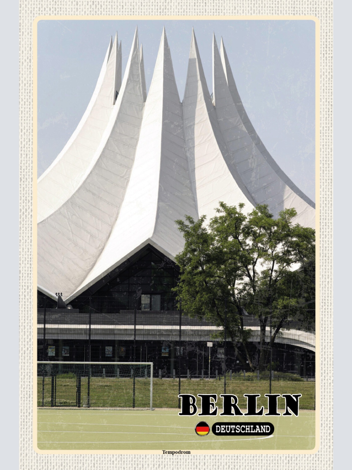 Schild Spruch Berlin Deutschland Tempodrom JW
