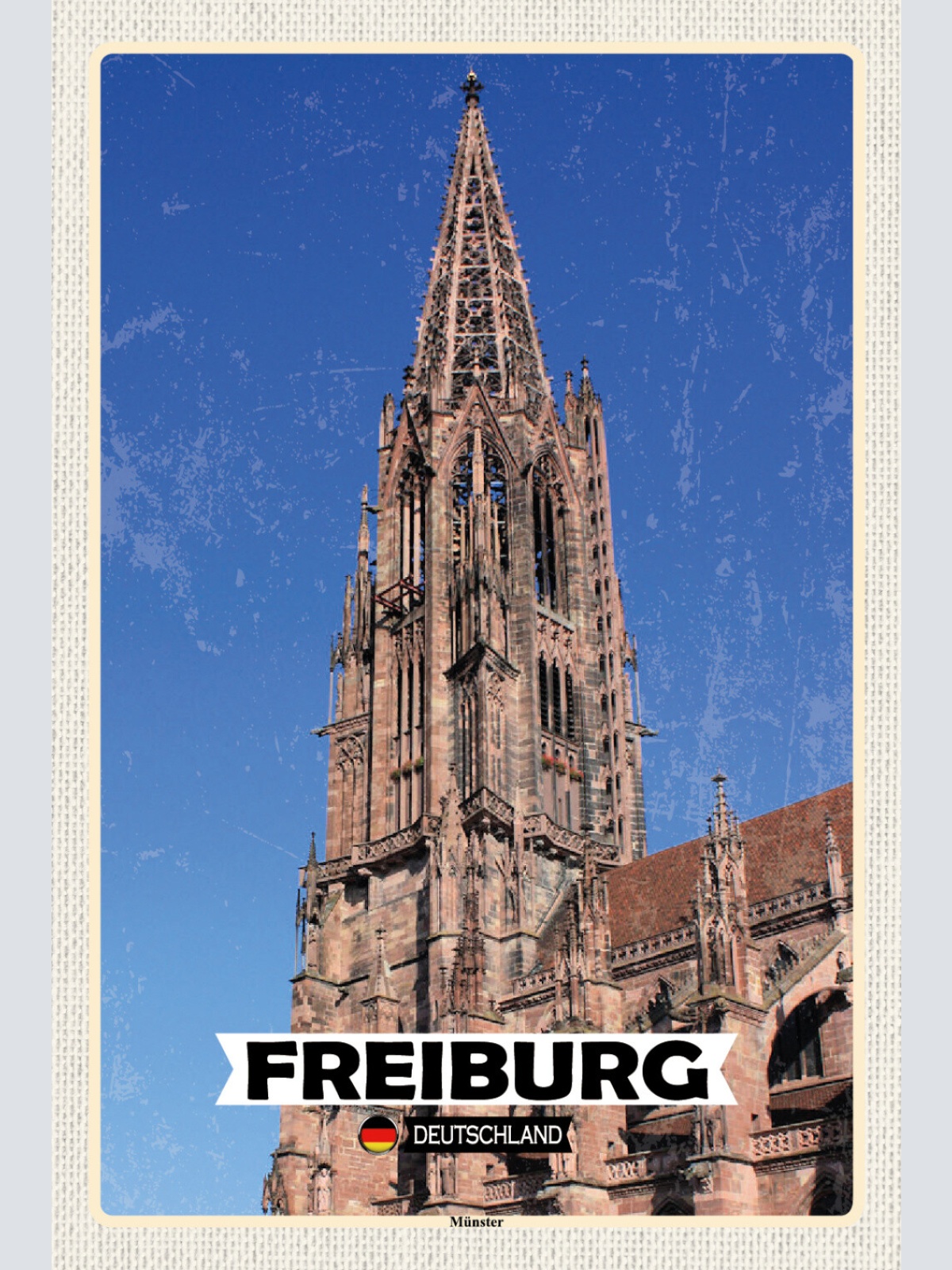 Schild Spruch Freiburg Deutschland Münster JW