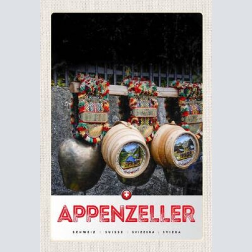 Schild spruch appenzeller switzerland schweiz kuhglocken  jw