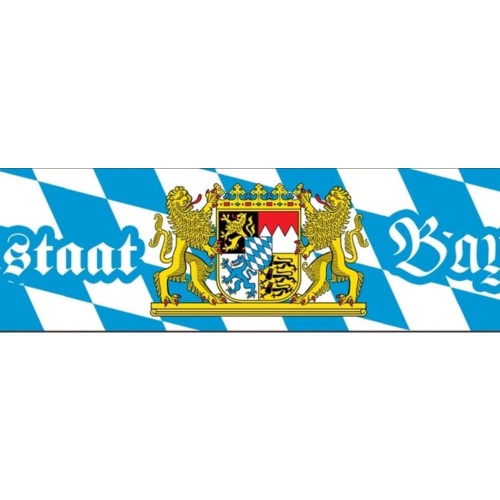 Schild Freistaat Bayern Deutschland Flagge Fahne München 46 x 10 Blech od. Holz