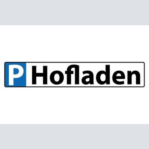 Schild hofladen parken parkplatz stand verkauf geschäft 46 x 10 blech od. holz