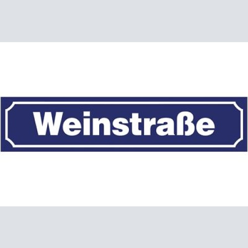 Schild weinstraße steiermark wein viertel reben ort straße 46 x 10 blech od.holz
