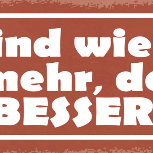 Schild PS Sind Wie Sex Je Mehr Desto Besser Auto Motorsport 27x10 Blech od.Holz