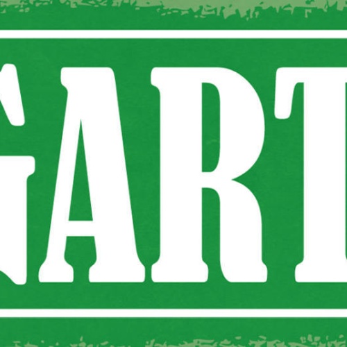 Schild Garten Kleeblatt Glück Hobby Freizeit Pflanzen 27x10 Blech od.Holz