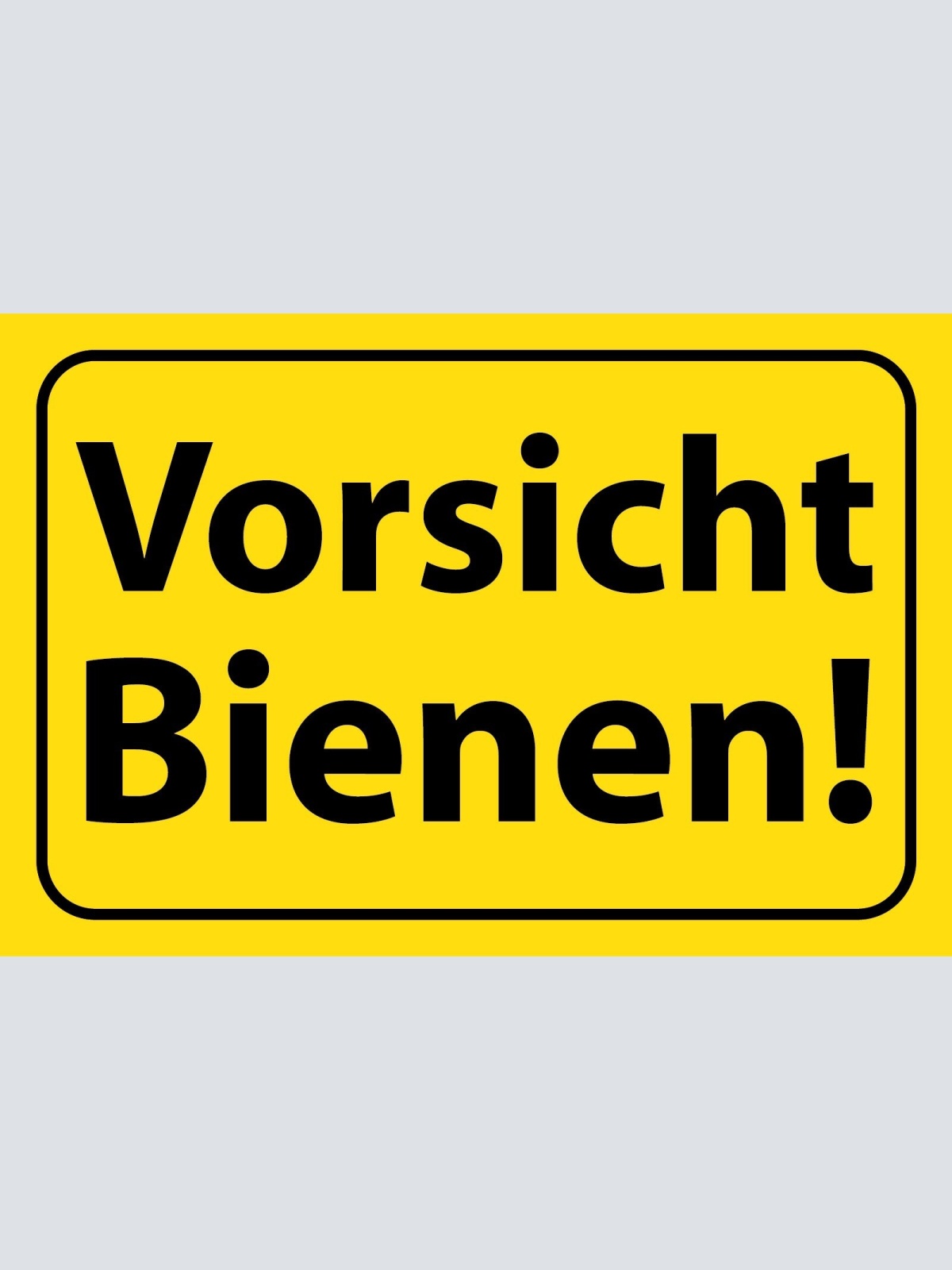 Schild Vorsicht Bienen Imker Imkerei Honig 12x18 / 20x30 / 30x40 Blech od. Holz