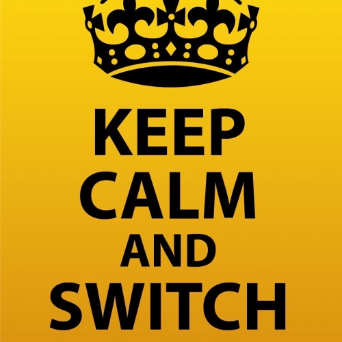 Schild Keep Calm Switch Off Ausschalten 12x18 / 20x30 / 30x40 Blech od. Holz