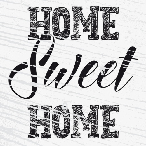 Schild Home Sweet Home Zuhause Heim Haus Heimat 12x18 20x30 30x40 Blech/Holz