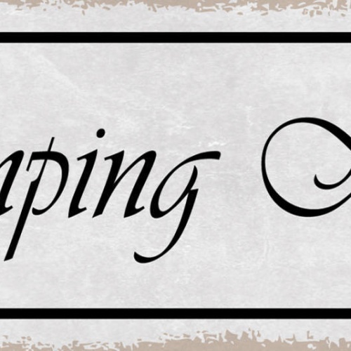 Schild Camping King Campen Camper König Zelt Outdoor 27x10 Blech od.Holz