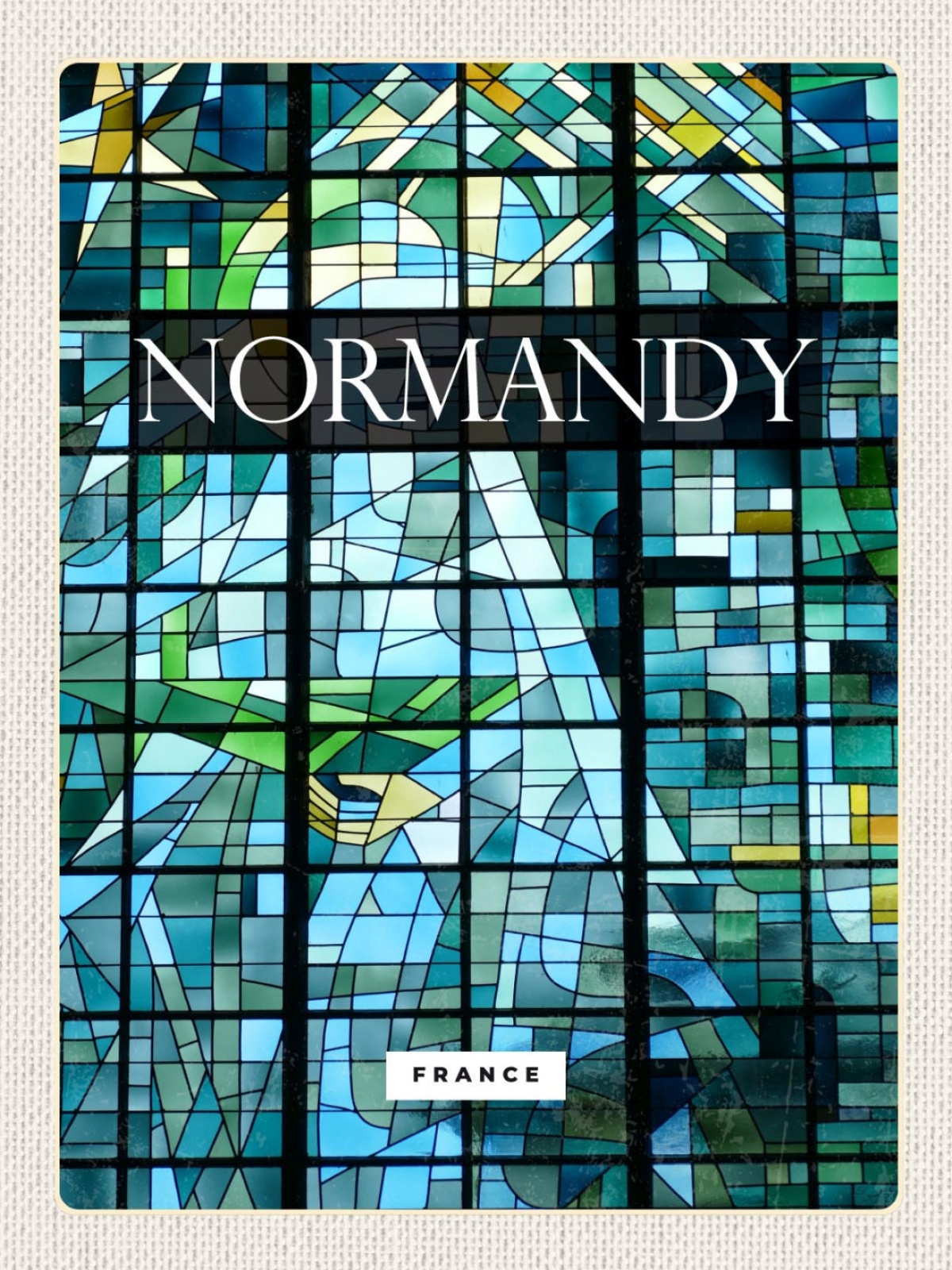 Schild Normandy France Normandie Frankreich 12x18 20x30 30x40 Blech od. Holz