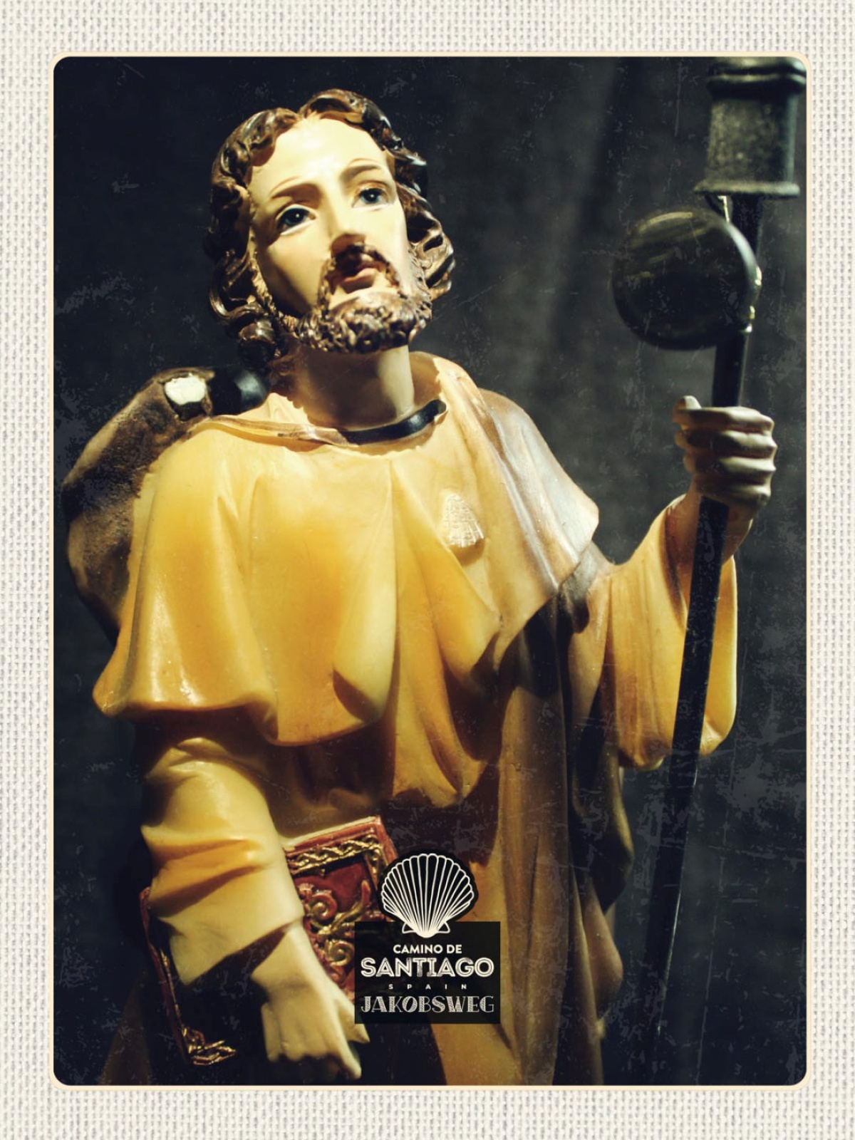 Schild Camino De Santiago Jakobsweg Jakobus Spain E 12x18 20x30 30x40 Blech/Holz
