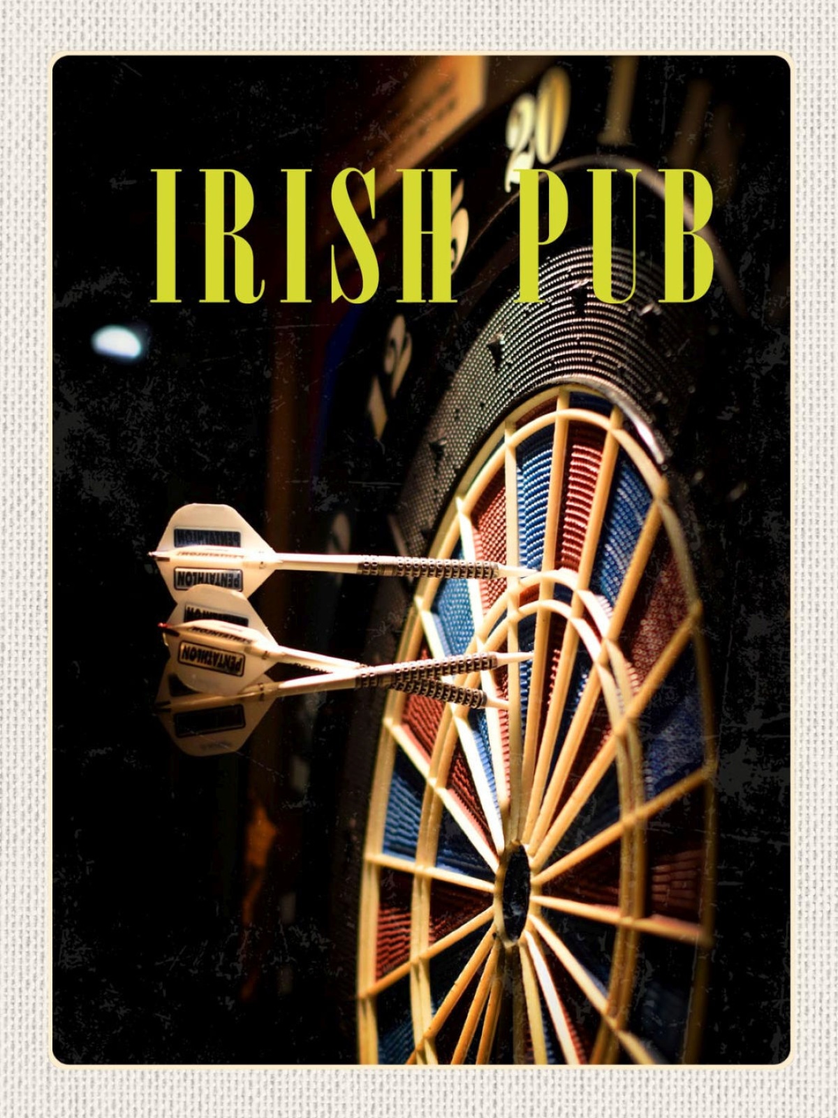 Schild Irish Pub Ireland Irland Dart Alkohol Bar 12x18 20x30 30x40 Blech/Holz