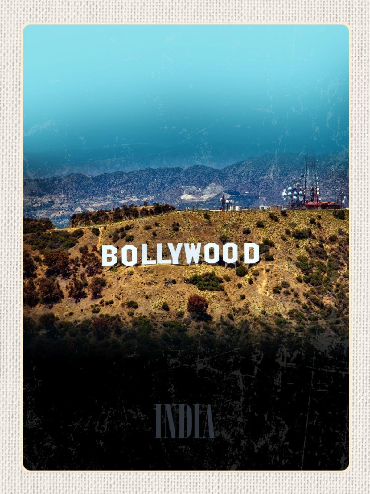 Schild India Indien Bollywood Indischer Film Studio 12x18 20x30 30x40 Blech/Holz