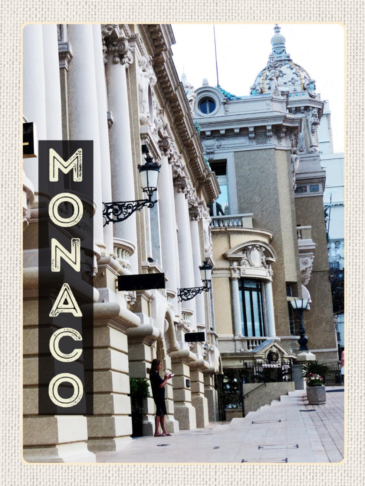 Schild Monaco Fürstentum Casino Stadt Monte Carlo 12x18 20x30 30x40 Blech/Holz
