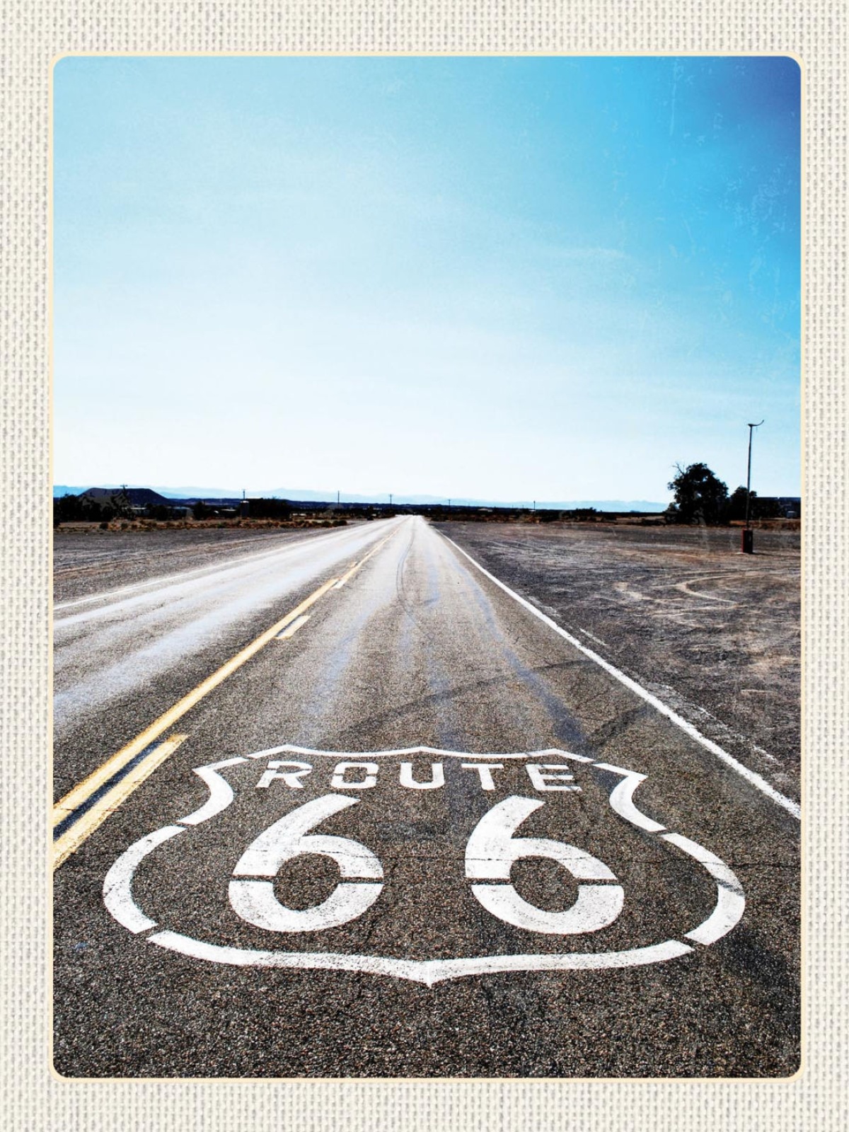 Schild Route 66 Highway Fernstraße Autobahn USA 12x18 20x30 30x40 Blech/Holz