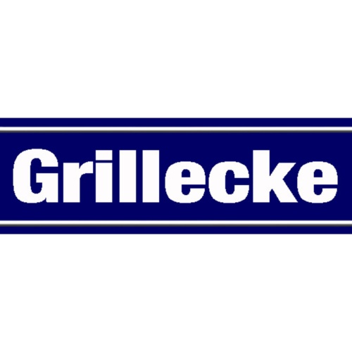 Schild Grill Ecke Grillen BBQ Garten Ort Straße Platz 46 x 10 Blech od. Holz