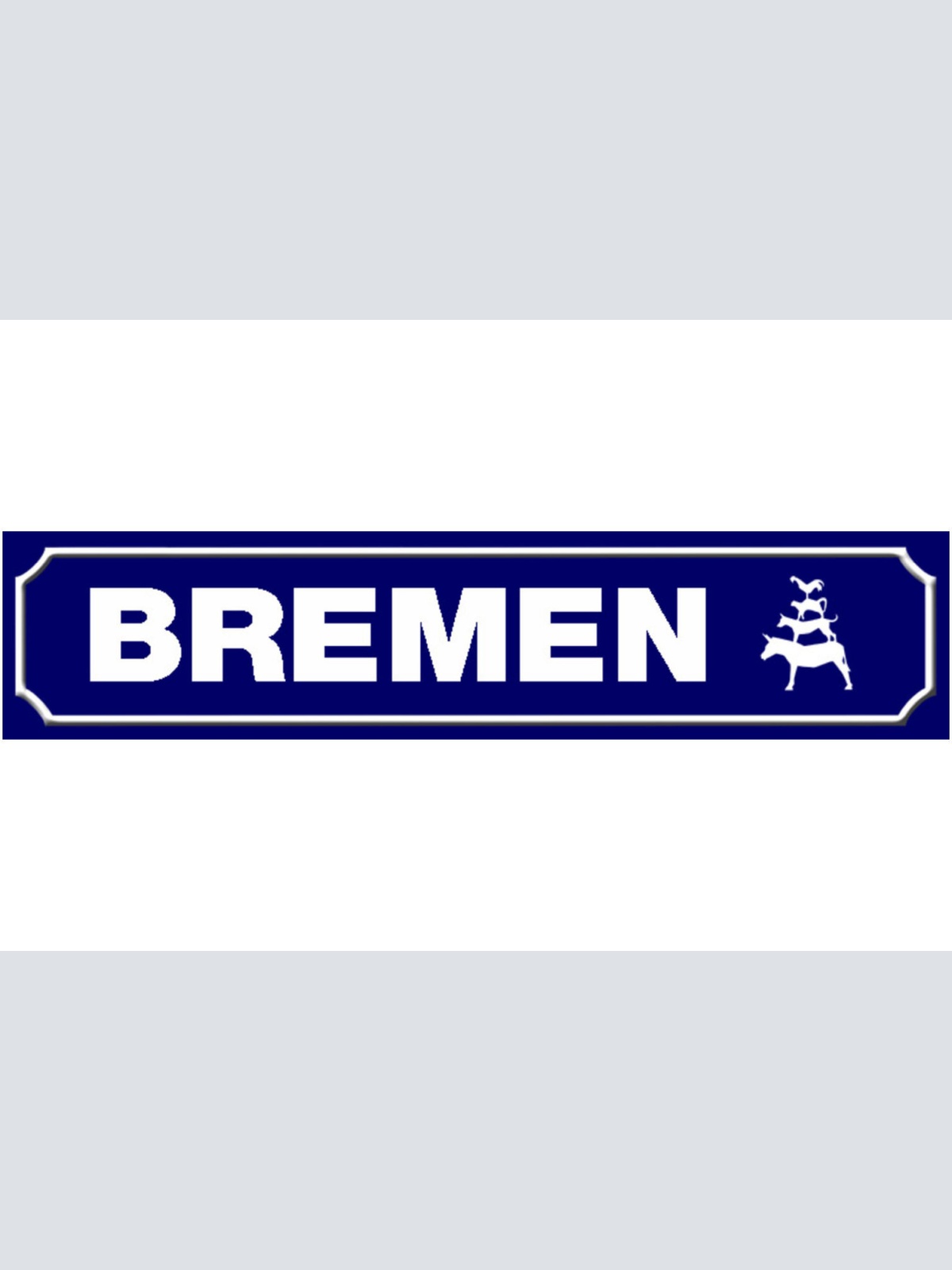 Schild Bremen Stadt Deutschland Ort Straße Platz 46 x 10 Blech od. Holz