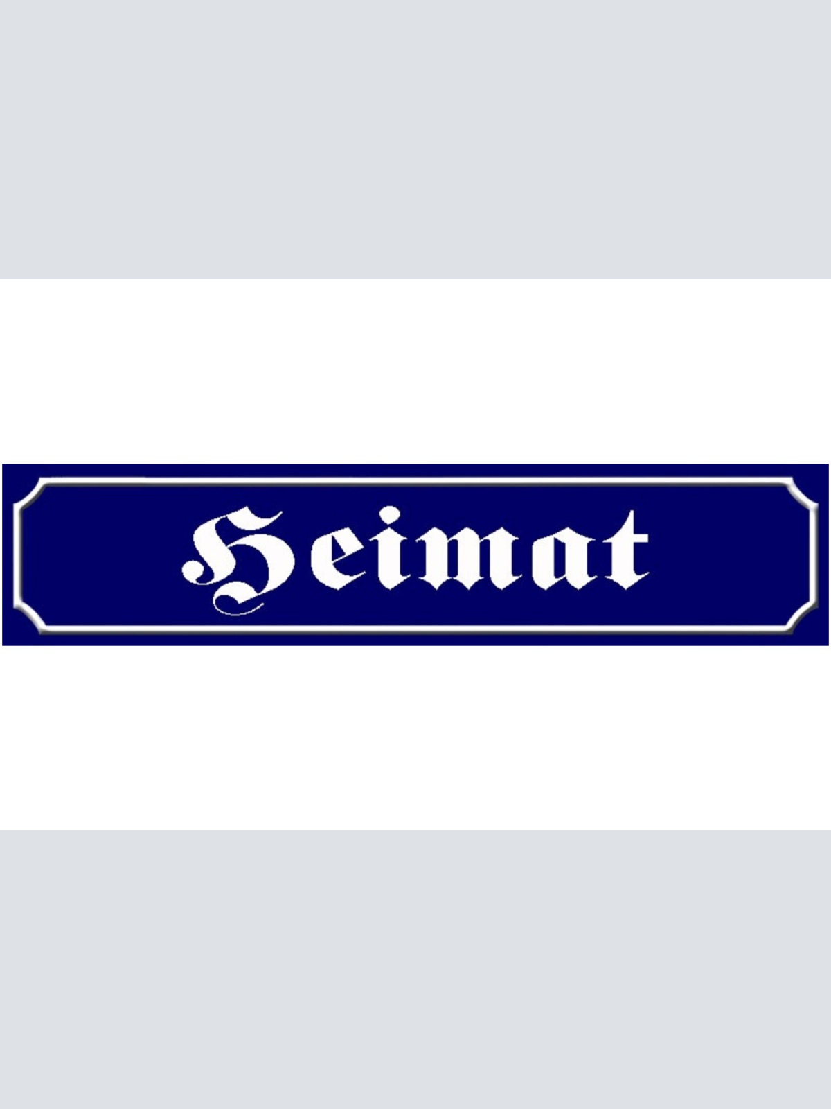 Schild Heimat Land Stadt Patriotismus Ort Straße Platz 46 x 10 Blech od. Holz